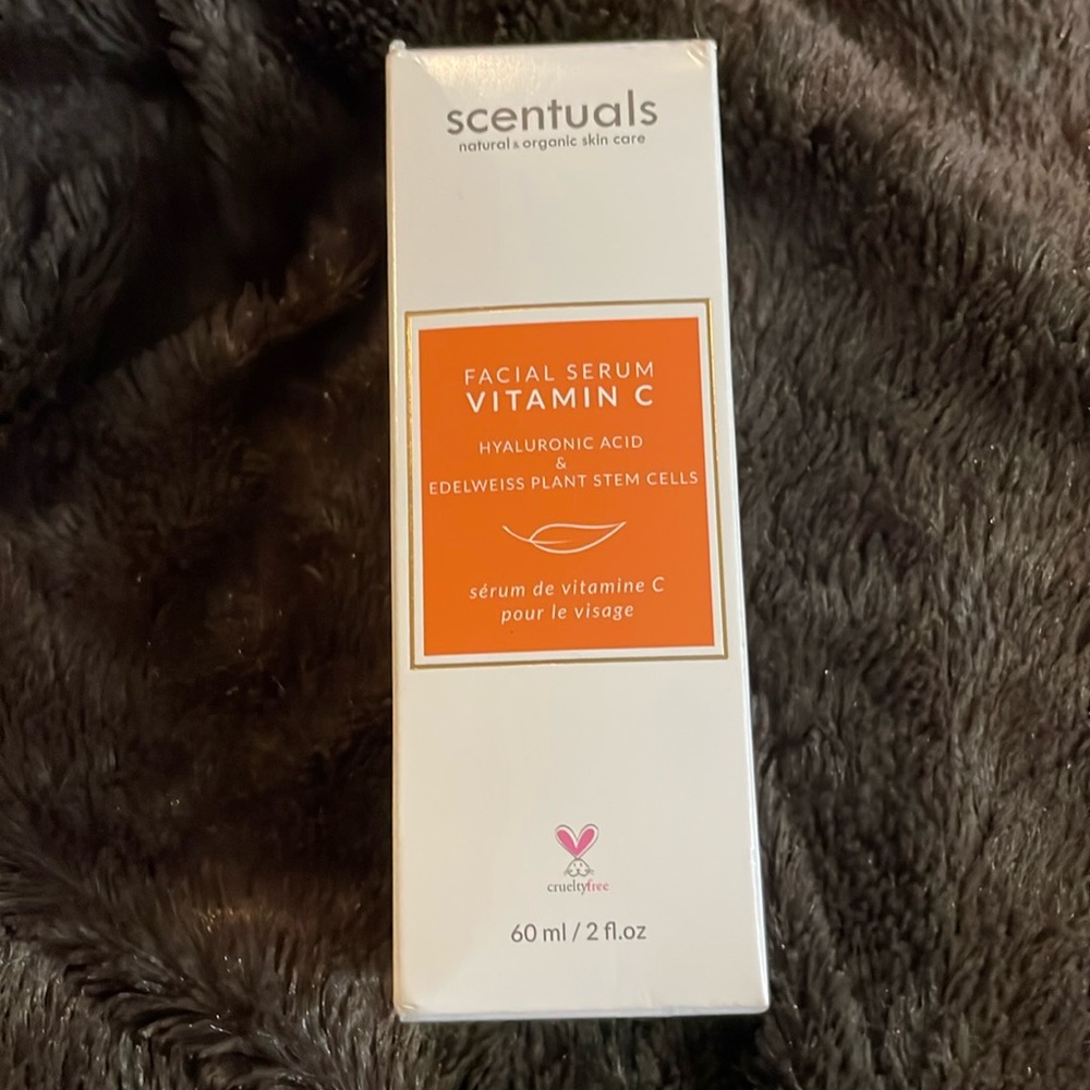 Scentuals Vitamin C Facial Serum Organic Natural Hyaluronic Acid